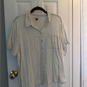 Universal Thread Yellow Plaid Shirt